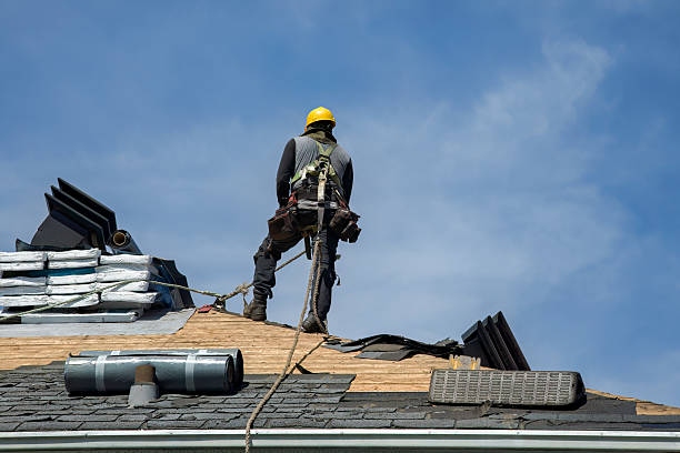 Professional Roof Replacement technician working in Faber, VA